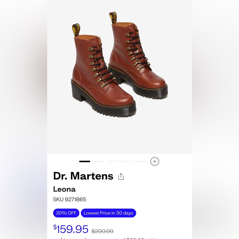 Dr. Martens Leona Boots NWT